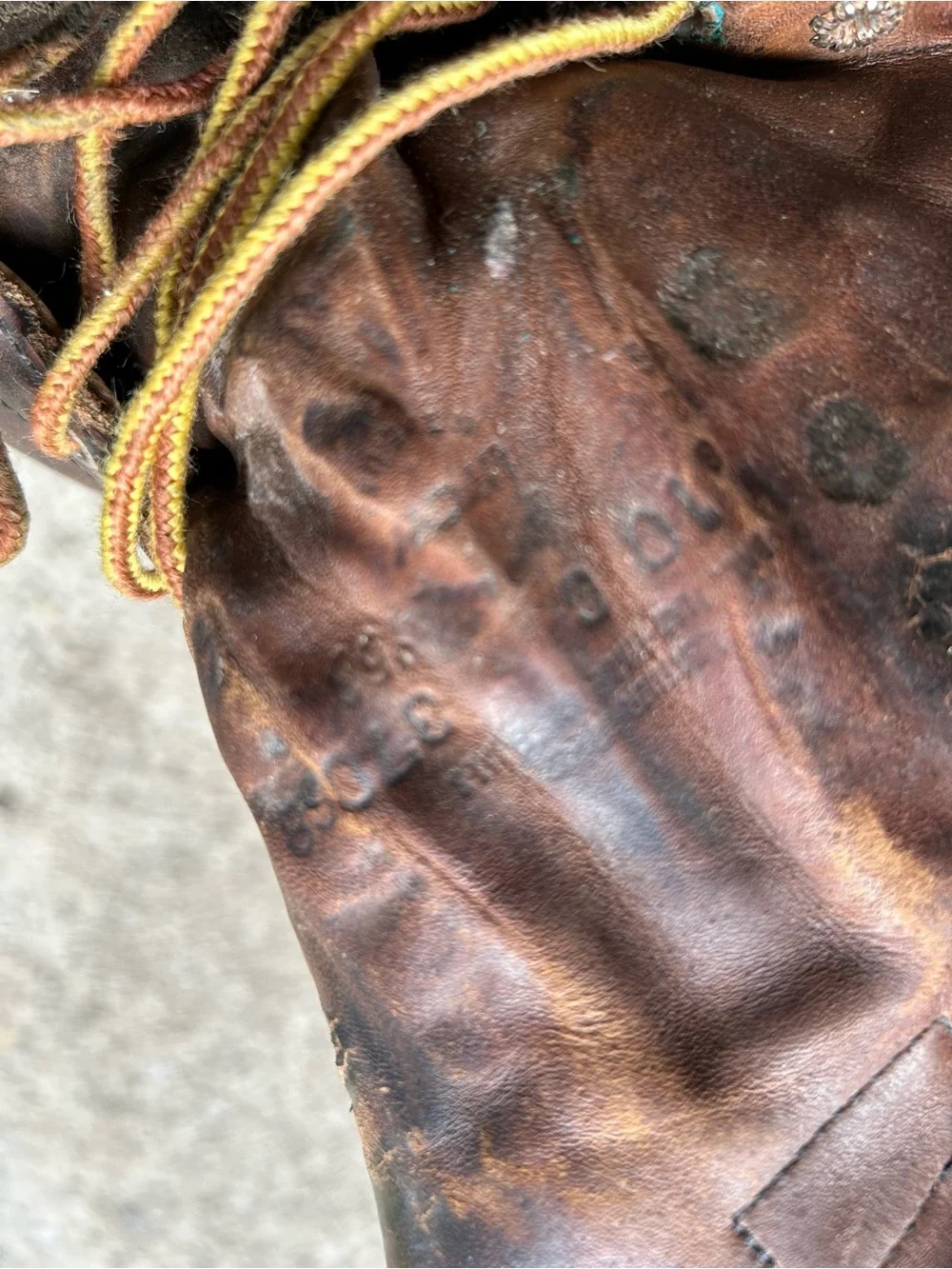 Red wing Men's Brown Leather Lace-Up Work Boots Sz 10 C